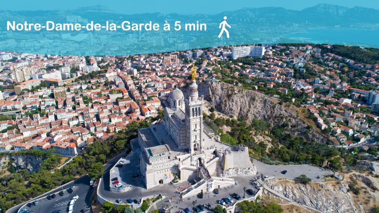 Aux Pieds De La Bonne Mere - Centre - Wifi Marseille Luaran gambar