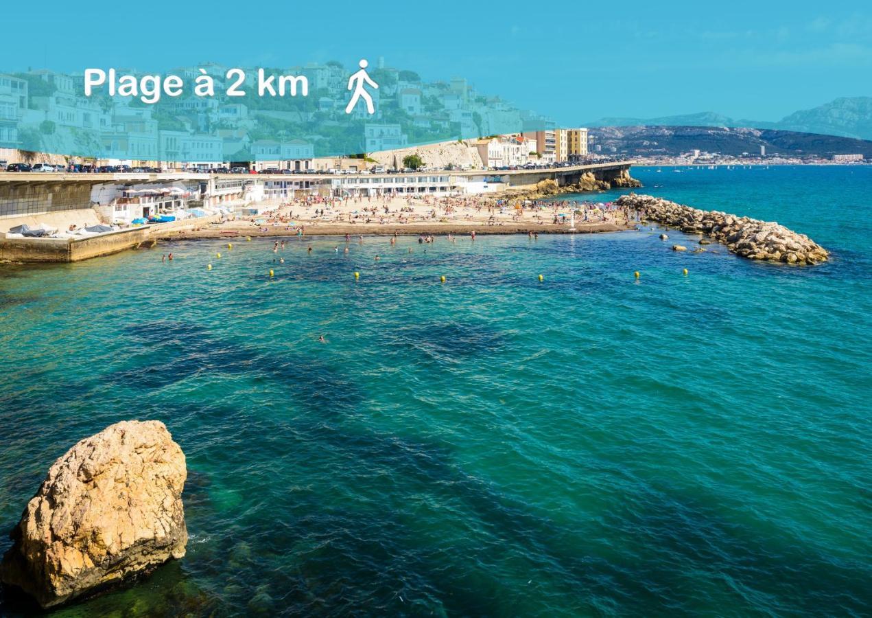 Aux Pieds De La Bonne Mere - Centre - Wifi Marseille Luaran gambar